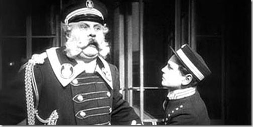 Emil Jannings in Murnau's Last Laugh
